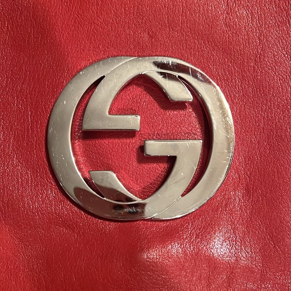 GUCCI x TOM FORD Blondie Calfskin Flap Siren Red Shoulder Bag - Picture 7 of 16